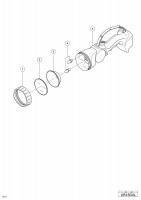 HITACHI CORDLESS TORCHLIGHT UB 18DAL SPARE PARTS