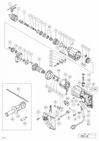 HITACHI IMPACT DRILL VTV-16 SPARE PARTS