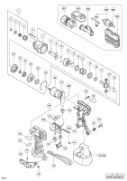 HITACHI CORDLESS IMPACT DRIVER WH 12DAF2 SPARE PARTS