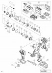 HITACHI CORDLESS IMPACT DRIVER WH 18DBDL2 SPARE PARTS