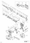 HITACHI CORDLESS IMPACT DRIVER WH 18DMR SPARE PARTS