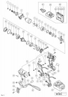 HITACHI CORDLESS IMPACT DRIVER WH 18DSL SPARE PARTS