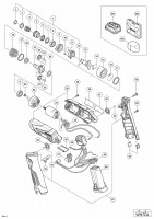 HITACHI CORDLESS IMPACT DRIVER WH 7DL SPARE PARTS