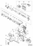 HITACHI CORDLESS IMPACT WRENCH WR 14DSL SPARE PARTS