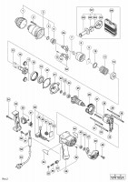 HITACHI IMPACT WRENCH WR 16SA SPARE PARTS