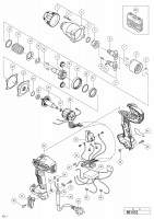 HITACHI IMPACT WRENCH WR 16SE SPARE PARTS