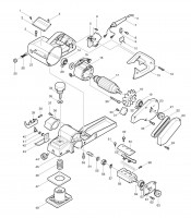 Makita 1100 Corded 110v 240v Heavy Duty Planer Spare Parts