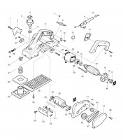 Makita 1901 Corded Planer 110v & 240v Spare Parts