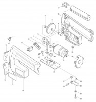 Makita 4300D Cordless 9.6v Jigsaw Cutter Spare Parts