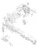Makita 4302C Corded Variable Speed Jigsaw 110v & 240v Spare Parts