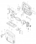 Makita 4320 Corded Jigsaw 110v & 240v Spare Parts