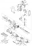 Makita 4341FCT Corded Orbital Action Jigsaw 110v & 240v Spare Parts