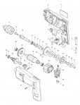 Makita 6310 13mm Rotary Drill 110v & 240v Spare Parts