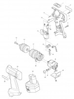 Makita 6314D Cordless  Drill/Driver 12v Spare Parts