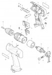 Makita 6317D 12v Cordless Drill/Driver Spare Parts