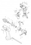 Makita 6503D Cordless High Speed Drill/Driver 9.6v Spare Parts