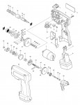 Makita 6795D Cordless Screwdriver 9.6v Spare Parts