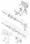 Makita 6796D Cordless Screwdriver 9.6v Spare Parts