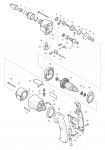 Makita 6807 2 Speed Hi-Torque Screwdrvier 240v Spare Parts