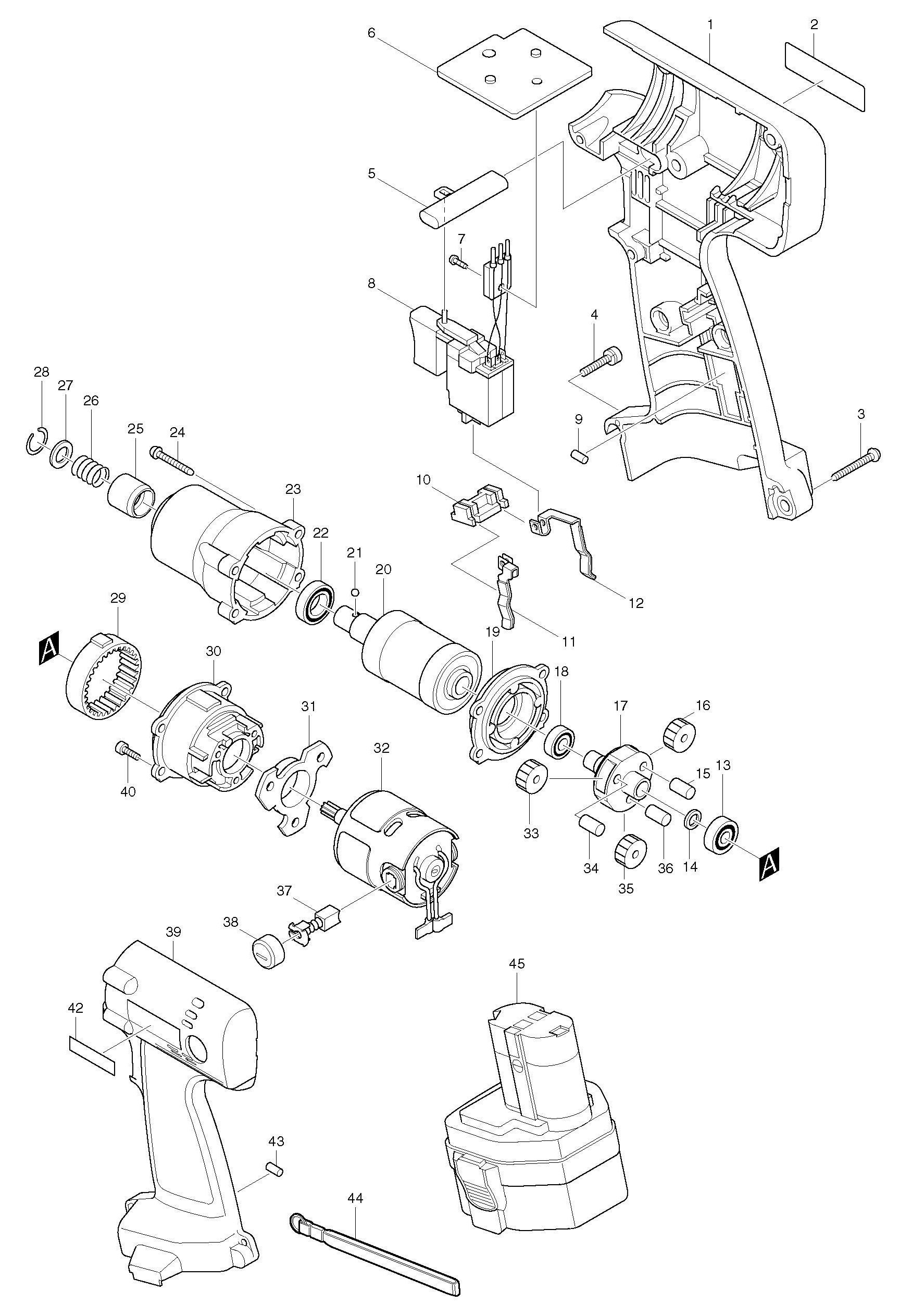 Image of Makita 6960D cordless oil-impulse driver