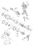 Makita 6980FD Cordless Impact Driver 12v Spare Parts