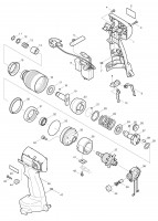 Makita 6980FD Cordless Impact Driver 12v Spare Parts