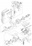 Makita 7104L Corded Chain Mortiser 110v & 240v Spare Parts