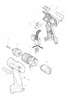 Makita 8280D Cordless Drill Driver 14.4v Spare Parts