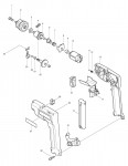 Makita 8402VD Cordless Percussion Drill 9.6v Spare Parts