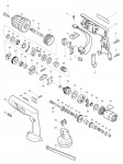 Makita 8412D Cordless Combination Drill 12v Spare Parts