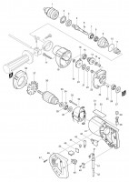 Makita 8419B Rotary And Percussion Drill Spare Parts