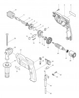 Makita 8451 Rotary Hammer Drill Spare 110v & 240v Spare Parts