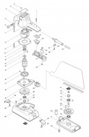 Makita 9035KB Corded Orbital Sander 110v & 240v Spare Parts