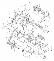 Makita 9401 Corded Belt Sander 100 x 610mm 110v & 240v Spare Parts