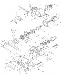 Makita 9403 Corded Belt Sander 100 x 610mm 110v & 240v Spare Parts