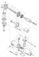 Makita 9565CVL 1400W Angle Grinder / Polisher Spare Parts