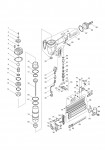 Makita AF505 Brad Nailer Spare Parts