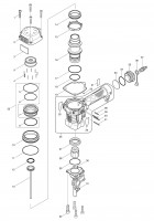 Makita AN711H Hp Construction Coil Nailer Spare Parts