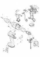 Makita BDF451 Cordless Combi Drill 18v Spare Parts