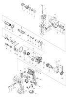 Makita BHR162 14.4 Volt Cordless Rotary Hammer Spare Parts