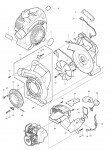 Makita BHX2500 4 Stroke Petrol Blower Spare Parts