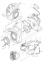 Makita BHX2500 4 Stroke Petrol Blower Spare Parts