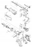 Makita BJR181 Cordless Reciprocating Saw Spare Parts