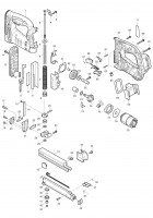 Makita BST221 Cordless Crown Stapler 18v Spare Parts