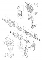 Makita BTD042 Cordless Impact Driver 9.6v Spare Parts