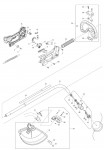 Makita BUR360 Cordless String Trimmer 36v Spare Parts