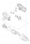 Makita CL100D Vacuum Cleaner 7.2v Spare Parts