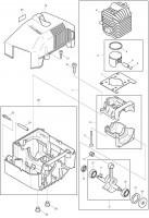 Makita DBC4000 Electric Brush Cutter Spare Parts