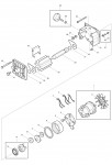 Makita DSH2101 Electric Garden Shredder Spare Parts