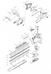 Makita EH6000W 60cm Petrol Hedge Trimmer 22.2cc Spare Parts